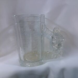 Coca Cola Transparent Mug with Decorative Handle
